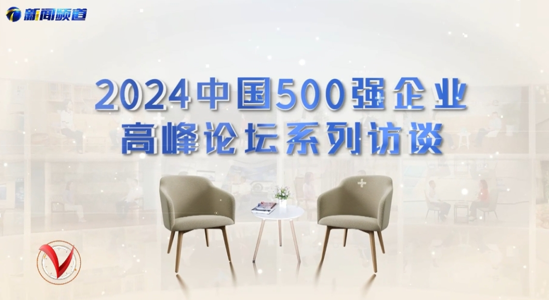 天津衛(wèi)視 | 2024中國500強企業(yè)高峰論壇采訪蔣錫培